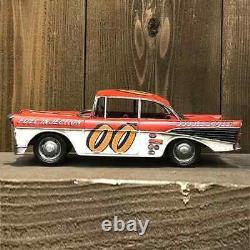Racing 00 The DOUBLE DOOZER Red Tin Toy Vintage Style Car Vehicle 28cm New Japan