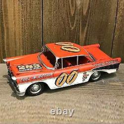 Racing 00 The DOUBLE DOOZER Red Tin Toy Vintage Style Car Vehicle 28cm New Japan