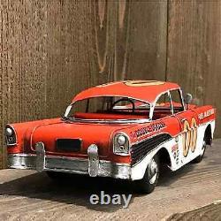Racing 00 The DOUBLE DOOZER Red Tin Toy Vintage Style Car Vehicle 28cm New Japan