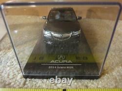 Rare! 1/43 scale 2014 Acura MDX sport utility vehicle diecast model car. NOS/New