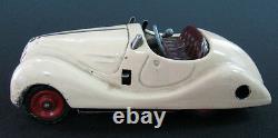Rare German Tin Toy Schuco Examico 4001 Wind Up Clockwork Cream Original Car