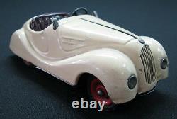 Rare German Tin Toy Schuco Examico 4001 Wind Up Clockwork Cream Original Car