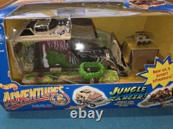 Rare Hot Wheels Adventures Jungle Ranger Vehicle Micro Playset 1994 Sealed