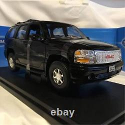 Rare WELLY 1 18 GMC 2001 YUKON DENALI Black American Car Mini Car Yukon Model