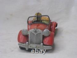 Rare vintage tin toy car 18w 612 1955 with driver Sports car auto PLEASE NOTE