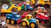 Rescue Adventure With Crane Truck Police Car U0026 Construction Vehicles Bibo Toys Story Biboo Toys