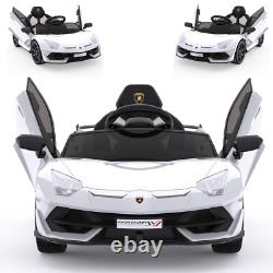 Ride On Car for Kids 12V Licensed Lamborghini Electric Vehicles Car Toy 2 Speeds