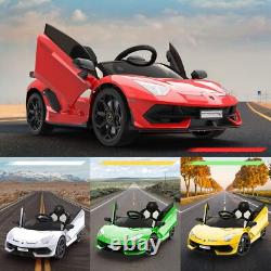 Ride On Car for Kids 12V Licensed Lamborghini Electric Vehicles Car Toy 2 Speeds