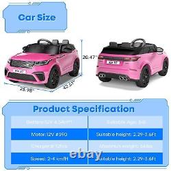 Ride On Car for Kids 12V Licensed Land Rover Electric Vehicle Car Toy Mp3 Player