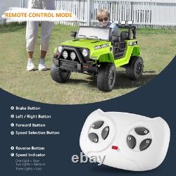 Ride On Truck 12V Battery Powered, Kids Electric Car Vehicle Toy +Remote Control^