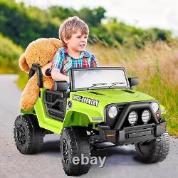 Ride On Truck 12V Battery Powered, Kids Electric Car Vehicle Toy +Remote Control^