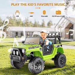 Ride On Truck 12V Battery Powered, Kids Electric Car Vehicle Toy withRemote Control