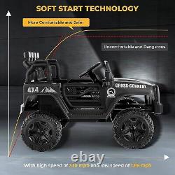 Ride On Truck 12V Battery Powered Kids Electric Car Vehicle Toy withRemote Control