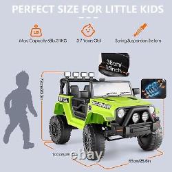 Ride On Truck 12V Battery Powered, Kids Electric Car Vehicle Toy withRemote Control