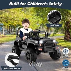 Ride on Car, 12V Battery Powered Truck Vehicle with Remote Control, Spring Su