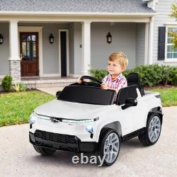 Ride on Car 12V Licensed Chevrolet Truck Kids' Electric Vehicles Gift for 3+