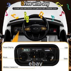 Ride on Car 12V Licensed Chevrolet Truck Kids' Electric Vehicles Gift for 3+
