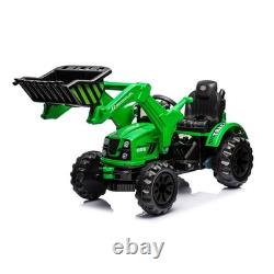 Ride on Car Electric Excavator & Bulldozer Toy Kids Vehicle with Remote Control
