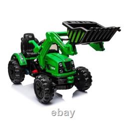 Ride on Car Electric Excavator & Bulldozer Toy Kids Vehicle with Remote Control