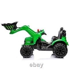 Ride on Car Electric Excavator & Bulldozer Toy Kids Vehicle with Remote Control