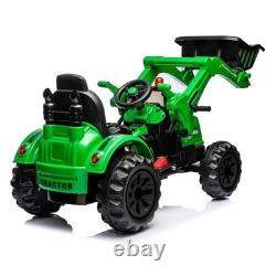 Ride on Car Electric Excavator & Bulldozer Toy Kids Vehicle with Remote Control
