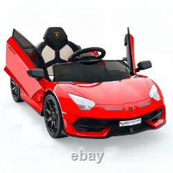 Ride on Car for Kids 12V Licensed Lamborghini Electric Vehicles Battery Powere