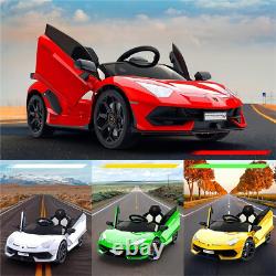 Ride on Car for Kids 12V Licensed Lamborghini Electric Vehicles Battery Powere