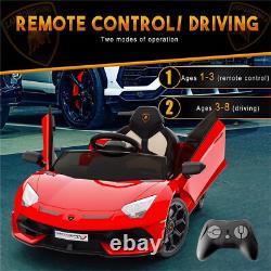 Ride on Car for Kids 12V Licensed Lamborghini Electric Vehicles Battery Powere