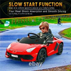 Ride on Car for Kids 12V Licensed Lamborghini Electric Vehicles Battery Powere
