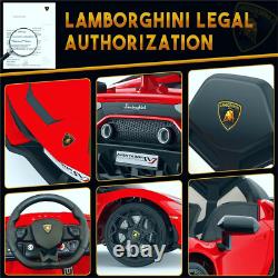Ride on Car for Kids 12V Licensed Lamborghini Electric Vehicles Battery Powere