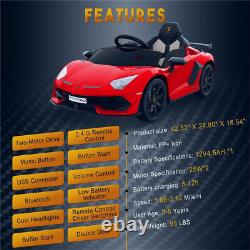 Ride on Car for Kids 12V Licensed Lamborghini Electric Vehicles Battery Powere
