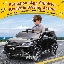 Ride on Car for Kids 12V Power Battery Electric Vehicles + Remote Control Black