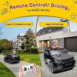 Ride on Car for Kids 12V Power Battery Electric Vehicles + Remote Control Black