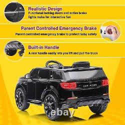 Ride on Car for Kids 12V Power Battery Electric Vehicles + Remote Control Black