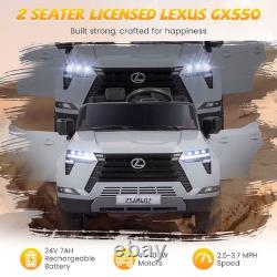 Ride on Car for Kids, 24V 4WD LEXUS GX550 Electric Vehicle with Remote