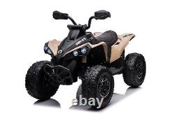 Ride on Toy Car Bombardier Licensed BRP Can-am 4 Wheeler Quad Electric Vehicle