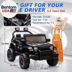Ride on Truck Car, 12V Kids' Electric Vehicles WithParents Control, Ride on Toys f