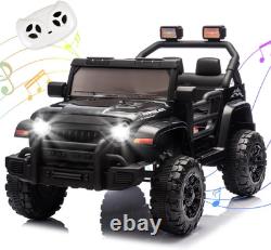 Ride on Truck Car, 12V Kids' Electric Vehicles WithParents Control, Ride on Toys f