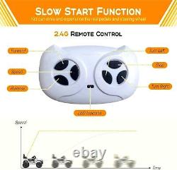 Ride on Truck Car 12V for Kids Electric Vehicles Toy Car withRemote Control White