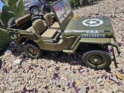 Rochobby 1/6 1941 MB Scaler Willys Jeep Remote Control Vehicle RC Car