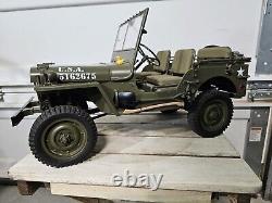 Rochobby 1/6 1941 MB Scaler Willys Jeep Remote Control Vehicle RC Car