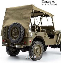 Rochobby 1/6 1941 MB Scaler Willys Jeep Remote Control Vehicle Ready Set RC Car