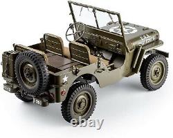 Rochobby 1/6 1941 MB Scaler Willys Jeep Remote Control Vehicle Ready Set RC Car