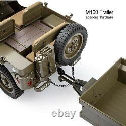 Rochobby 1/6 1941 MB Scaler Willys Jeep Remote Control Vehicle Ready Set RC Car