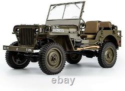 Rochobby 1/6 1941 MB Scaler Willys Jeep Remote Control Vehicle Ready Set RC Car