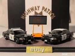 Rollin 1/64 Last 2 CV Of CHP(2-car set) Ford CV California Highway Patrol-APAxpo