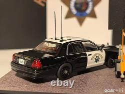 Rollin 1/64 Last 2 CV Of CHP(2-car set) Ford CV California Highway Patrol-APAxpo