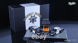Rollin 1/64 Last 2 CV Of CHP(2-car set) Ford CV California Highway Patrol-APAxpo