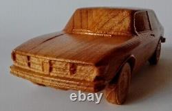 SAAB 99 Combi Coupe 116 wood scale model car vehicle sculpture replica oldtimer