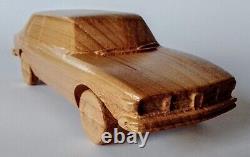 SAAB 99 Combi Coupe 116 wood scale model car vehicle sculpture replica oldtimer